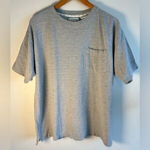 Vintage SMX Athletic Gear Men's T-shirt Gray Pocket Heavy Cotton Tee Size XL